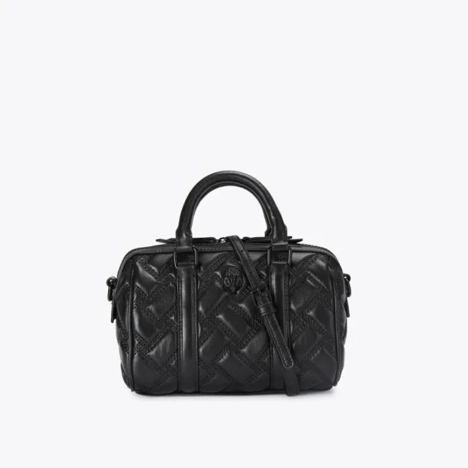 Kurt Geiger Crossbody Bags Small Kensington Drench Boston Bag Black 8211 Women Kurt Geiger Crossbody Bags Small Kensington Drench Boston Bag Black 8211 Women