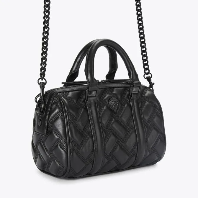 Kurt Geiger Crossbody Bags Small Kensington Drench Boston Bag Black 8211 Women