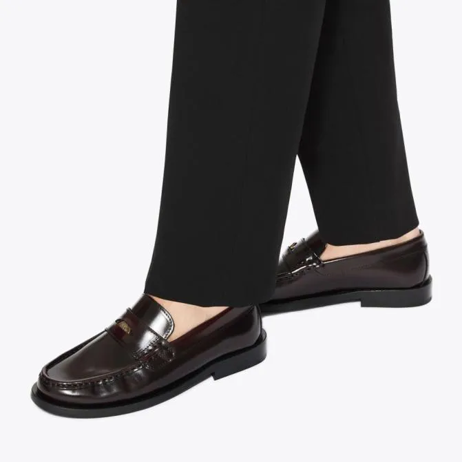 Kurt Geiger Dress Shoes Luis Penny Loafer Wine 8211 Men