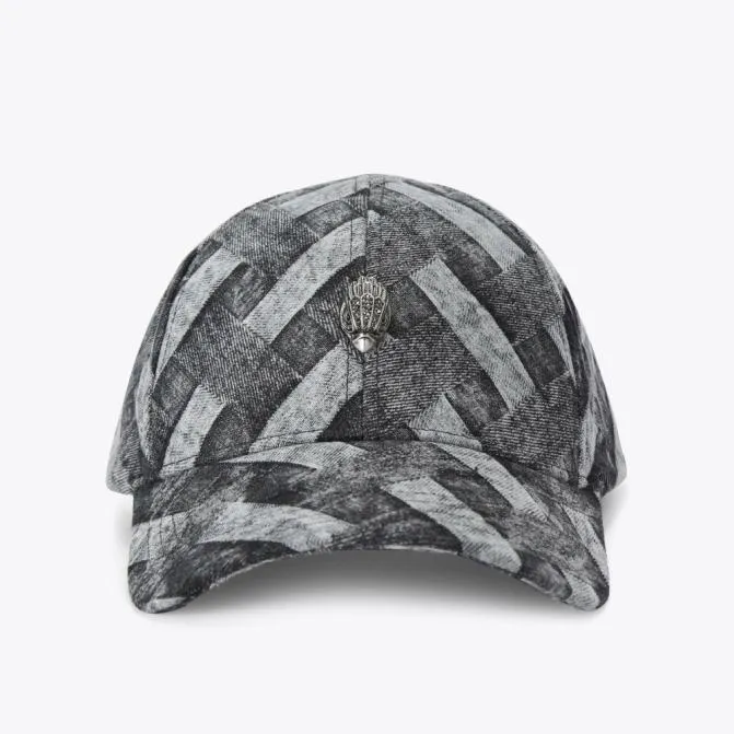 Kurt Geiger Hats Kensington Cap Black Grey 8211 Women