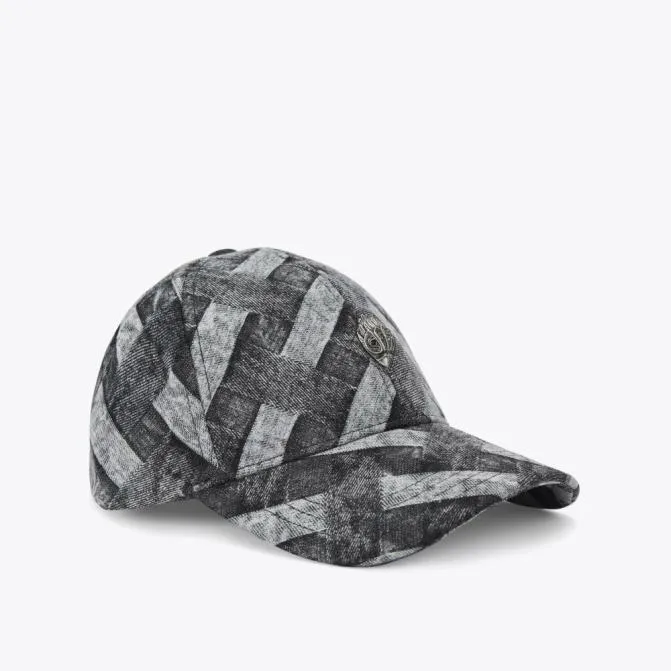 Kurt Geiger Hats Kensington Cap Black Grey 8211 Women