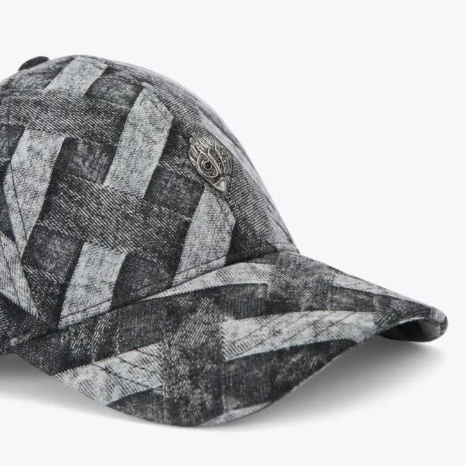 Kurt Geiger Hats Kensington Cap Black Grey 8211 Women