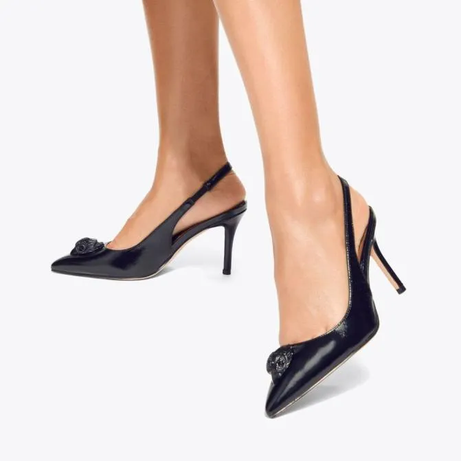 Kurt Geiger Heels Belgravia Drench Silng Back Heel Black 8211 Women