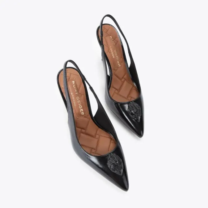 Kurt Geiger Heels Belgravia Drench Silng Back Heel Black 8211 Women