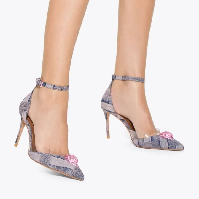 Kurt Geiger Heels Belgravia Vinyl High Heel Pink 8211 Women