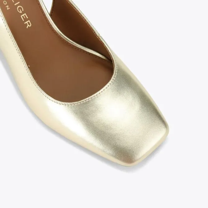 Kurt Geiger Heels Perspex Slingback Heel Gold 8211 Women