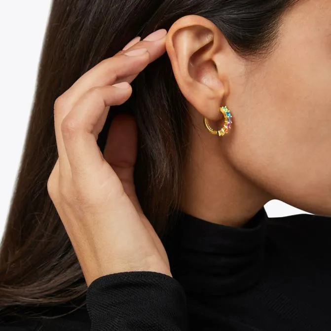 Kurt Geiger Jewelry Crystal Huggie Earrings Multiother 8211 Women