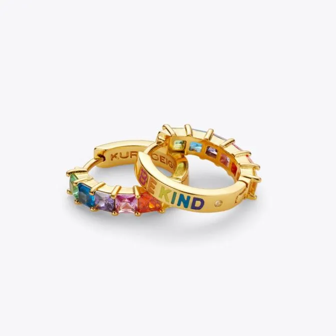Kurt Geiger Jewelry Crystal Huggie Earrings Multiother 8211 Women