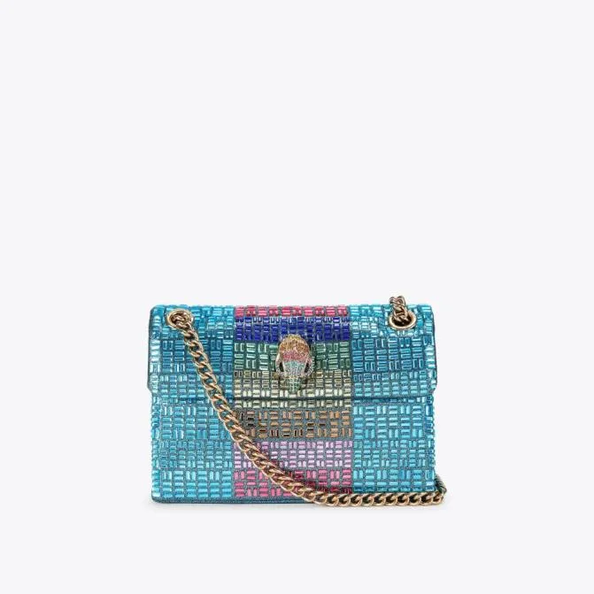 Kurt Geiger Mini Bags Mini Crystal Kensington Bag Turquoise Other 8211 Women