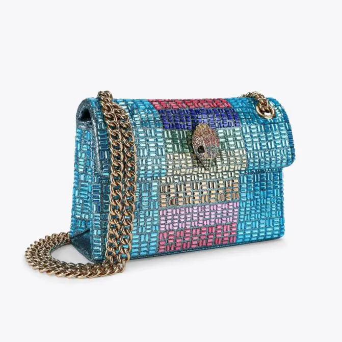 Kurt Geiger Mini Bags Mini Crystal Kensington Bag Turquoise Other 8211 Women