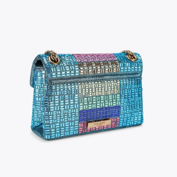 Kurt Geiger Mini Bags Mini Crystal Kensington Bag Turquoise Other 8211 Women