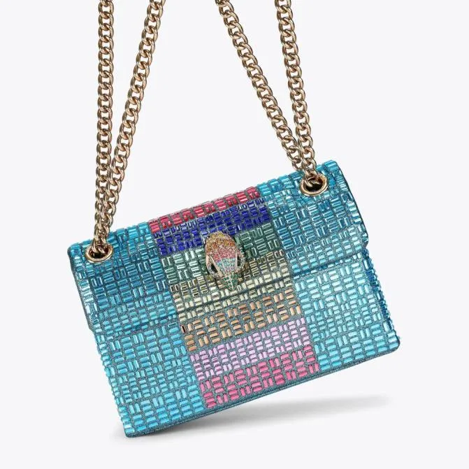Kurt Geiger Mini Bags Mini Crystal Kensington Bag Turquoise Other 8211 Women