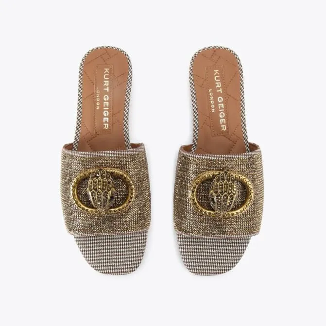 Kurt Geiger Sandals Chelsea Flat Sandal Beige 8211 Women