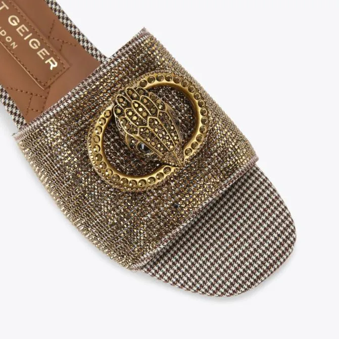 Kurt Geiger Sandals Chelsea Flat Sandal Beige 8211 Women