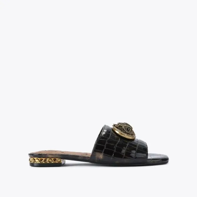 Kurt Geiger Sandals Chelsea Flat Sandal Black Combination 8211 Women