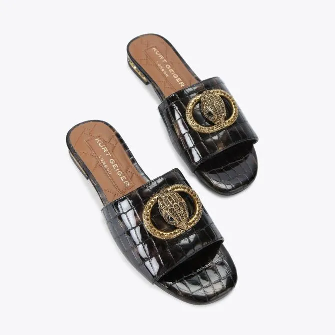 Kurt Geiger Sandals Chelsea Flat Sandal Black Combination 8211 Women