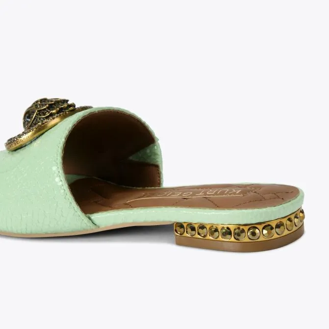 Kurt Geiger Sandals Chelsea Flat Sandal Pale Green 8211 Women