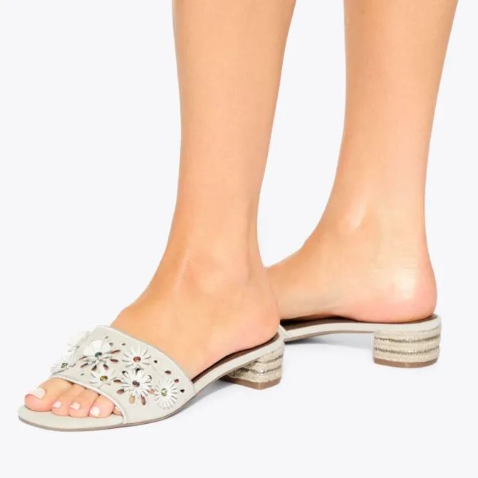 Kurt Geiger Sandals Flower Low Sandal Bone Combination 8211 Women