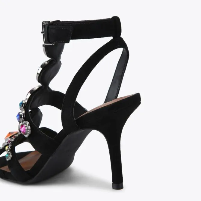 Kurt Geiger Sandals Octavia High Gladiator Heel Black Combination 8211 Women