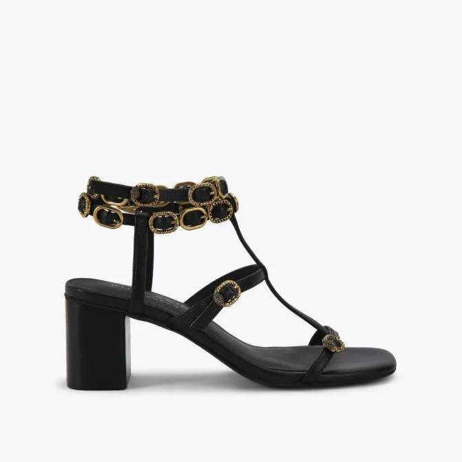 Kurt Geiger Sandals Regent Gladiator Heel Black 8211 Women