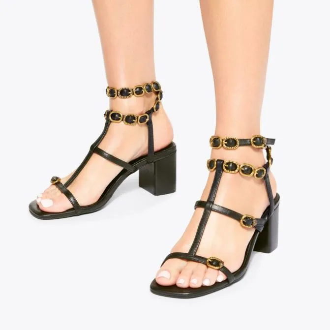 Kurt Geiger Sandals Regent Gladiator Heel Black 8211 Women