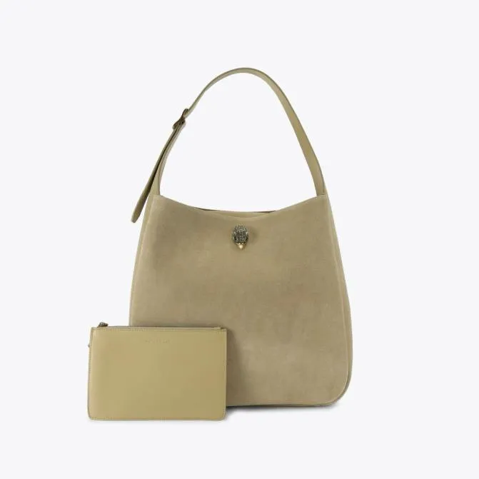 Kurt Geiger Shoulder Bags Large Bond Hobo Bag Pale Green 8211 Women