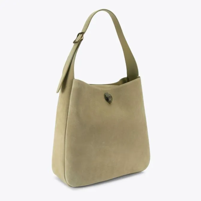 Kurt Geiger Shoulder Bags Large Bond Hobo Bag Pale Green 8211 Women