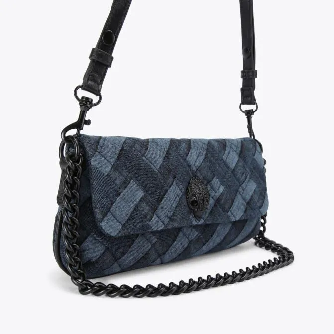 Kurt Geiger Shoulder Bags Small Long Kensington Bag Blue Dark 8211 Women