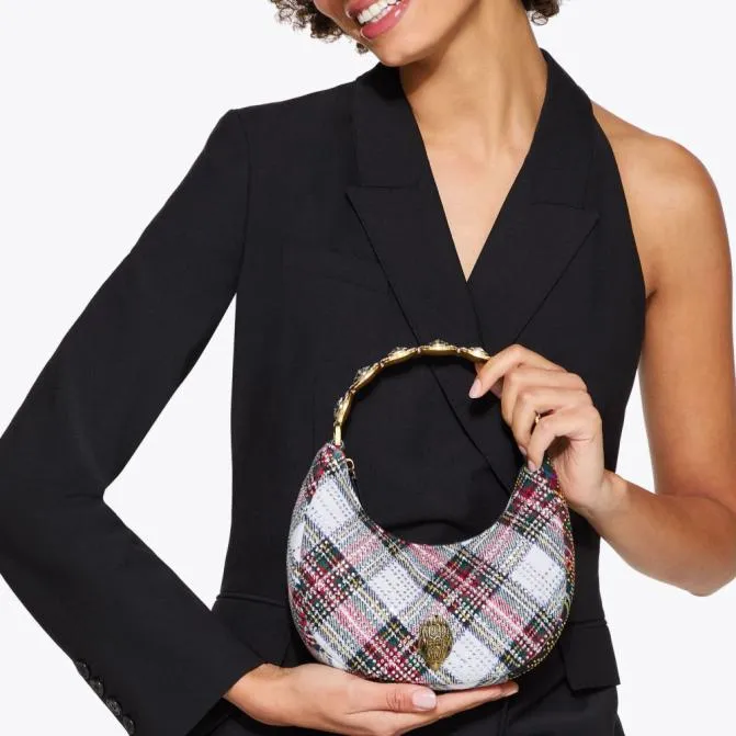 Kurt Geiger Shoulder Bags Small Tartan Octavia Moonbag Other 8211 Women