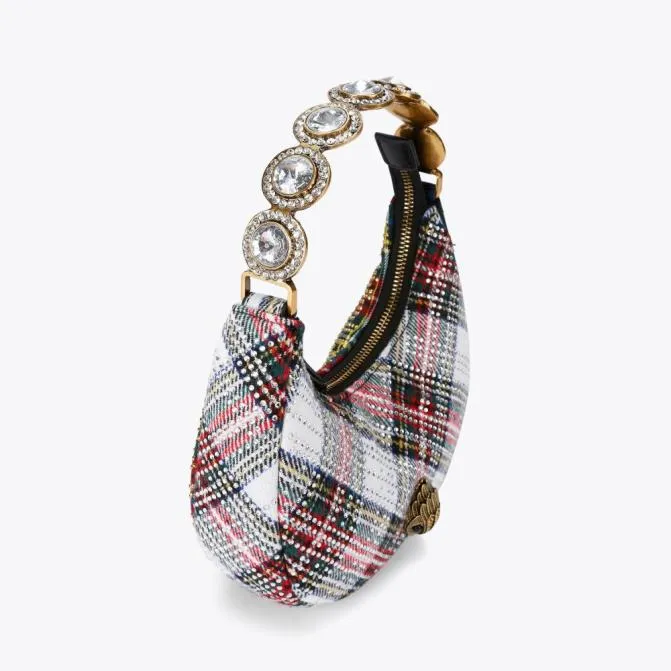 Kurt Geiger Shoulder Bags Small Tartan Octavia Moonbag Other 8211 Women