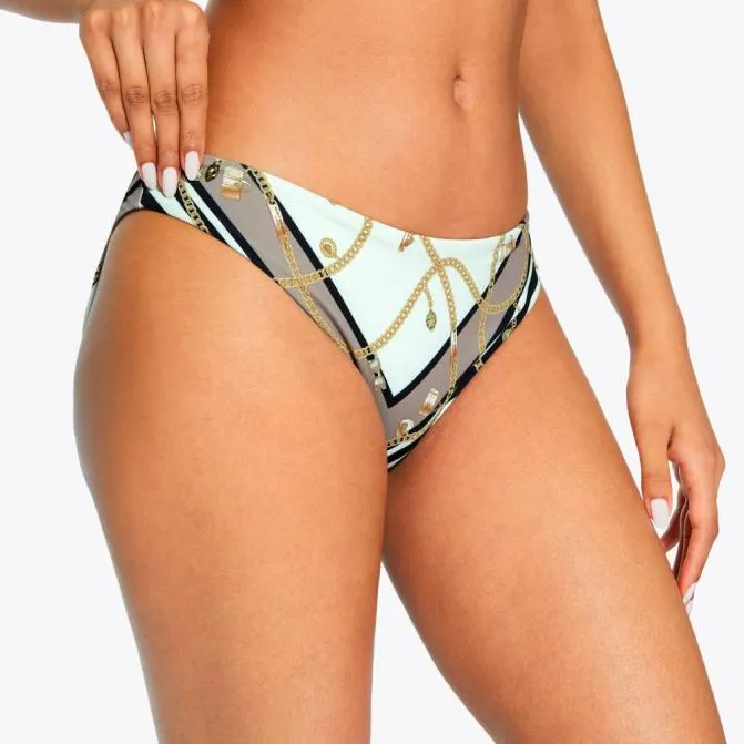 Kurt Geiger Swim Kensington Bikini Briefs Beige Combination 8211 Women