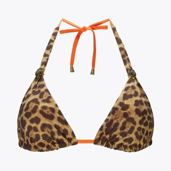 Kurt Geiger Swim Kensington Triangle Top Brown Other 8211 Women