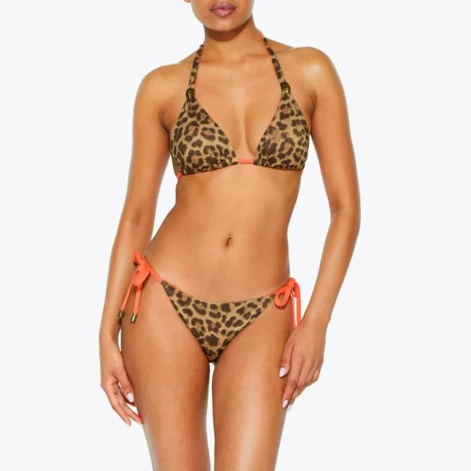 Kurt Geiger Swim Kensington Triangle Top Brown Other 8211 Women