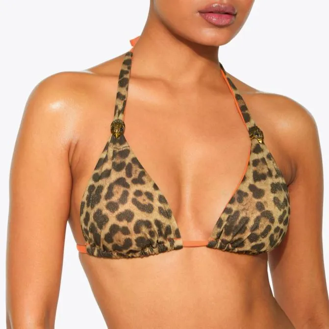 Kurt Geiger Swim Kensington Triangle Top Brown Other 8211 Women