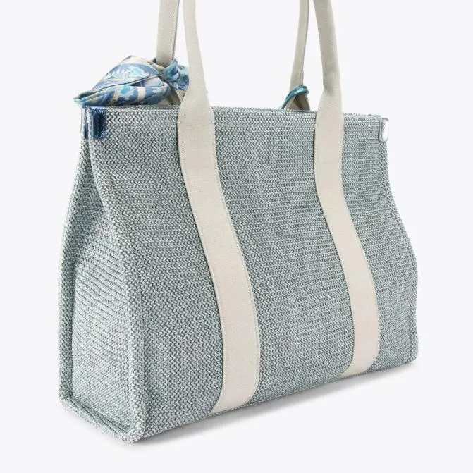 Kurt Geiger Tote Bags Large Southbank Tote Bag Blue Pale Combination 8211 Women