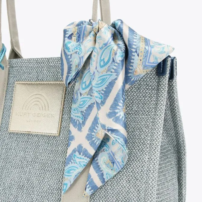 Kurt Geiger Tote Bags Large Southbank Tote Bag Blue Pale Combination 8211 Women