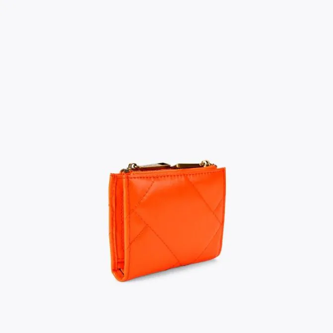 Kurt Geiger Wallets and Purses Mini Puff Leather Purse Orange 8211 Women