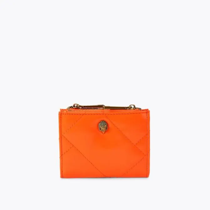 Kurt Geiger Wallets and Purses Mini Puff Leather Purse Orange 8211 Women