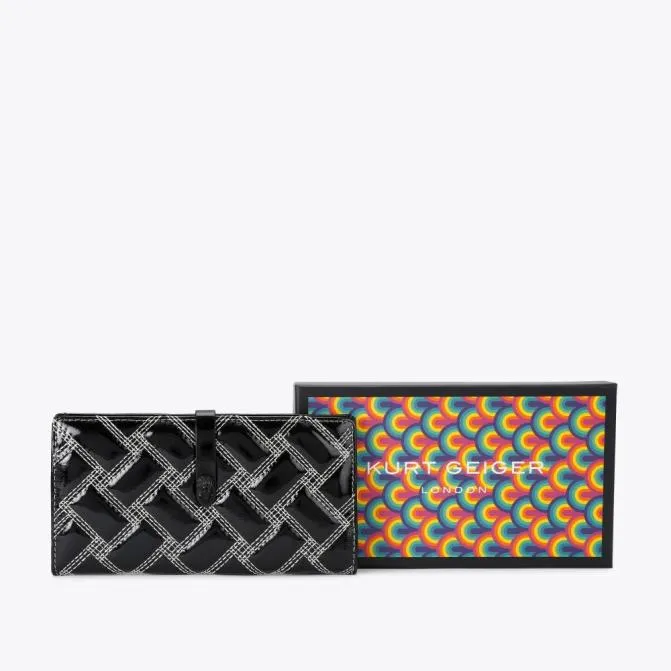 Kurt Geiger Wallets and Purses Soft Drench Wallet Black White 8211 Women