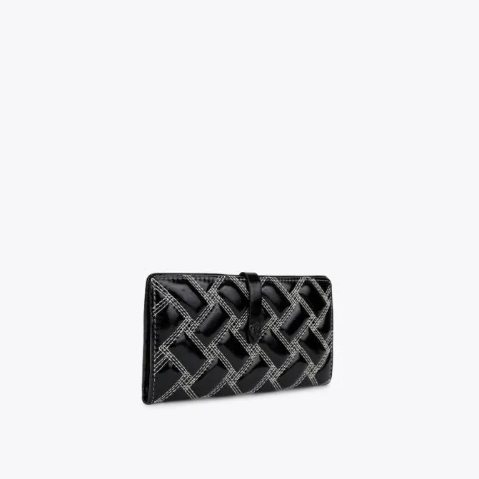 Kurt Geiger Wallets and Purses Soft Drench Wallet Black White 8211 Women