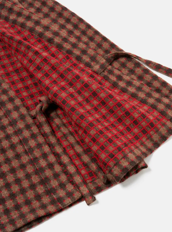 Kyoto Work Jacket In Brown Wool Alpaca Mix Men Universal Works Overshirts