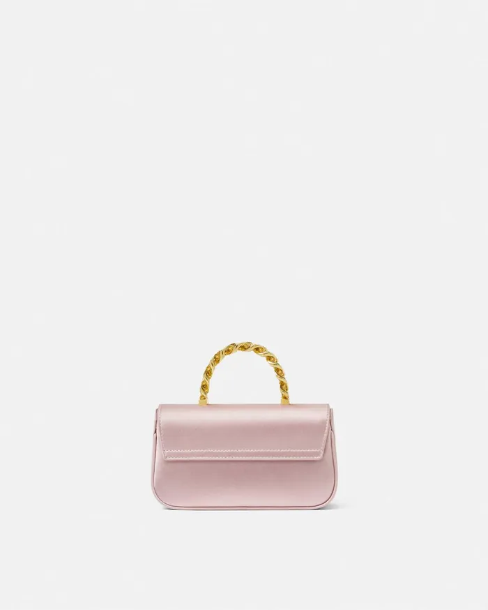 La Medusa Women Versace La Medusa Satin Mini Bag Light Pink