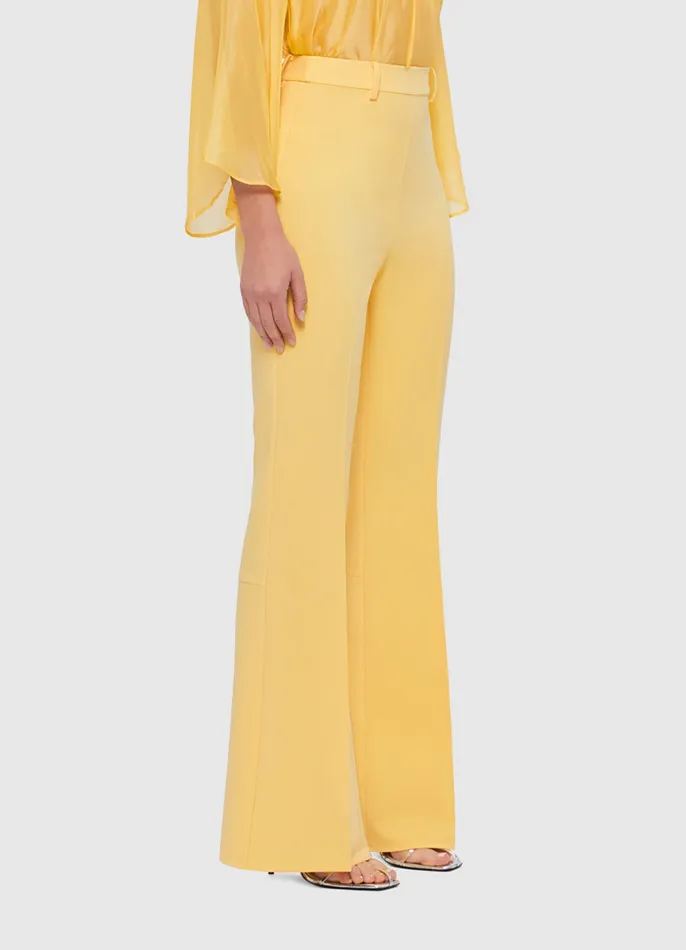 LEO LIN Pants Women Daria Split Pants 8211 Canary