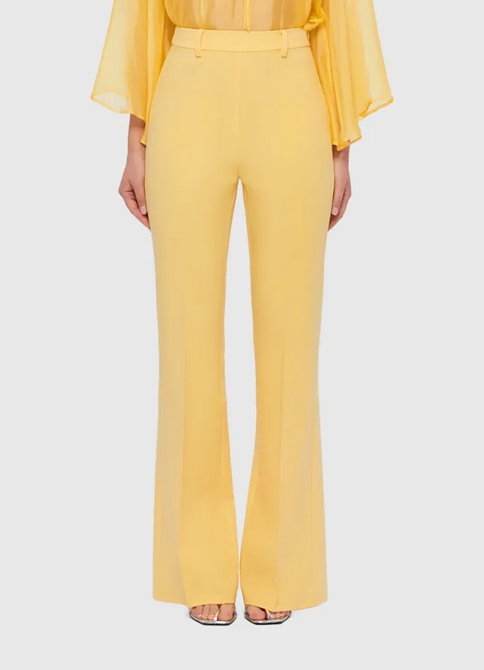 LEO LIN Pants Women Daria Split Pants 8211 Canary