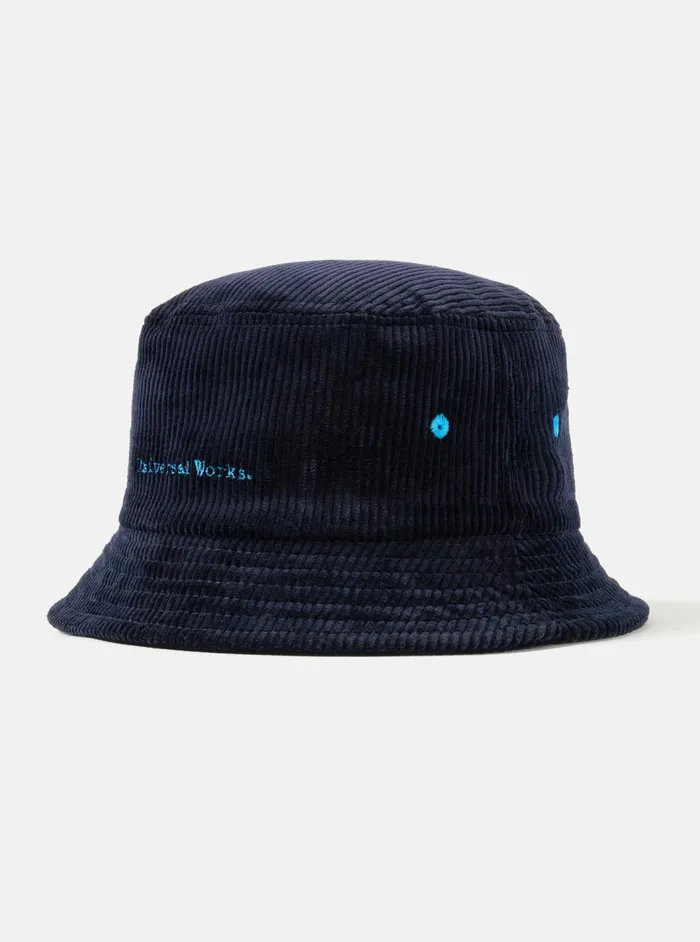 Lewis Hat In Navy Brisbane Cord Men Universal Works Hats