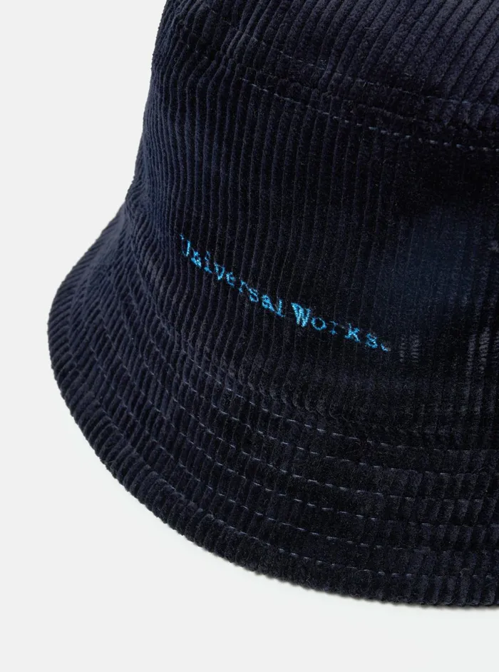 Lewis Hat In Navy Brisbane Cord Men Universal Works Hats