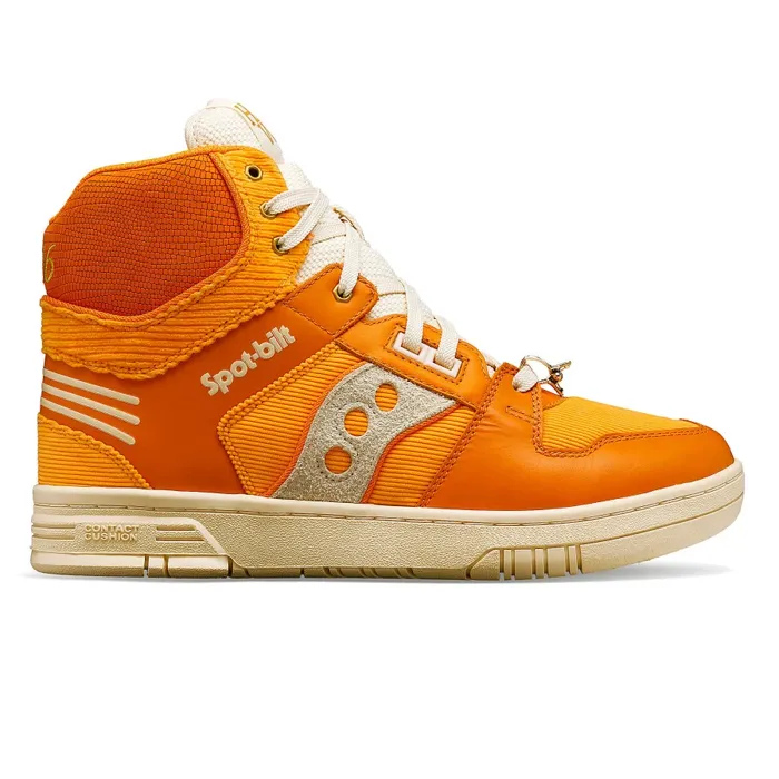 Lifestyle MenWomen Hommewrk X Saucony SpotBilt Sonic Hi Orange Saucony