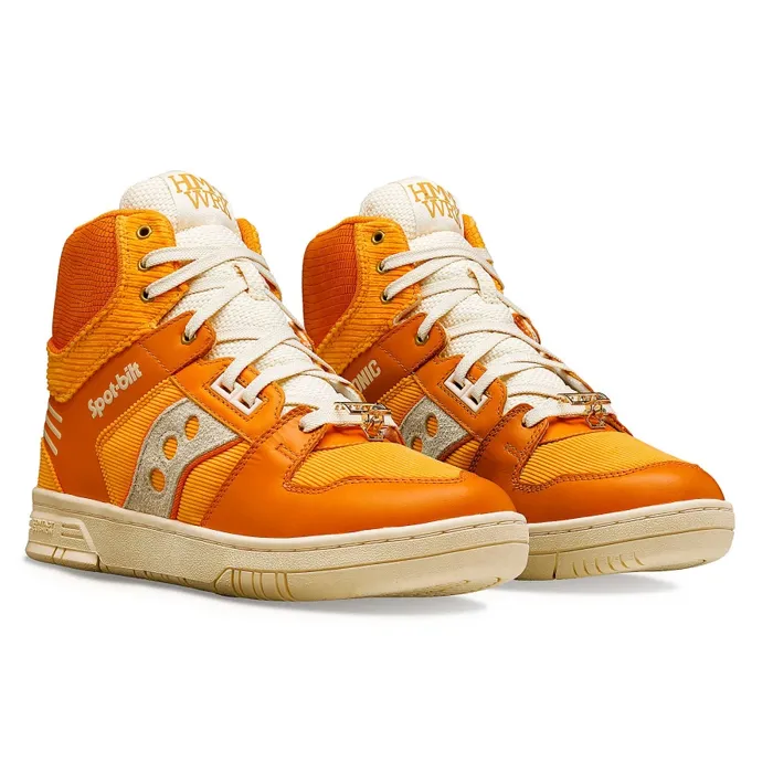 Lifestyle MenWomen Hommewrk X Saucony SpotBilt Sonic Hi Orange Saucony