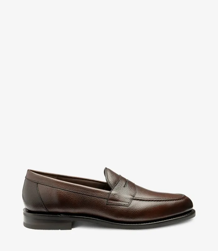 Loafers Loake Men Imperial Dark Brown Grain