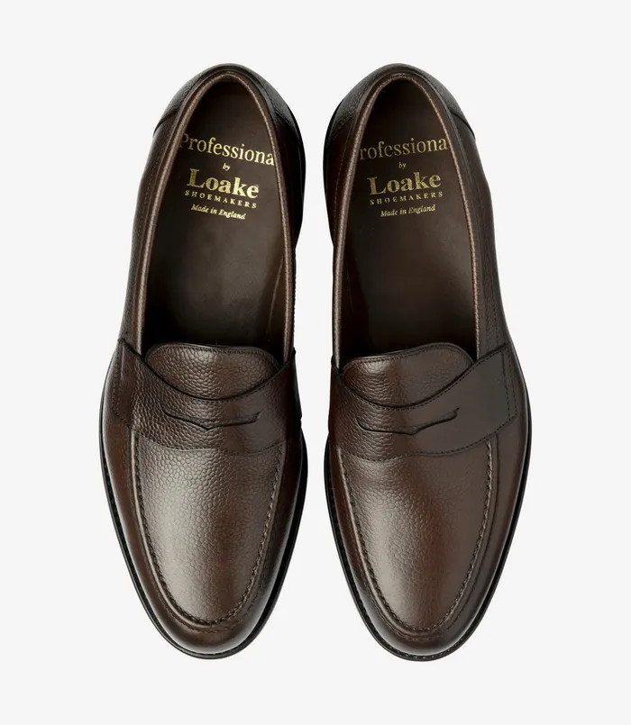 Loafers Loake Men Imperial Dark Brown Grain Loafers Loake Men Imperial Dark Brown Grain